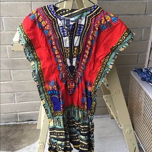 Colourful Ghanaian dress